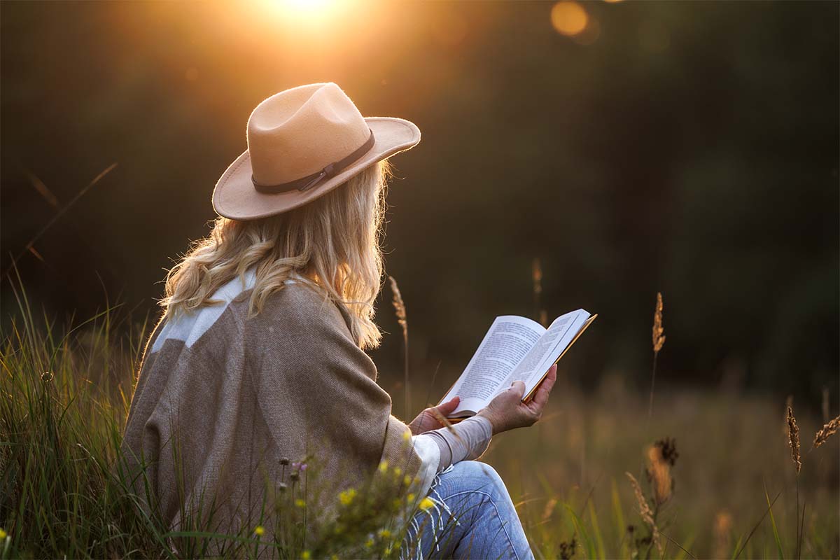 Foto Buch lesen